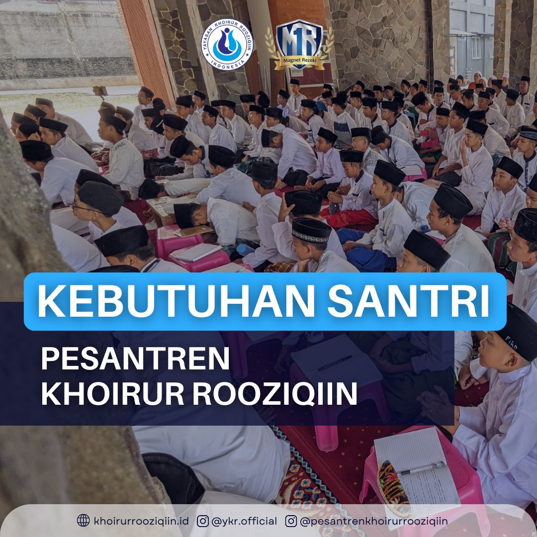 Sedekah Kebutuhan Santri